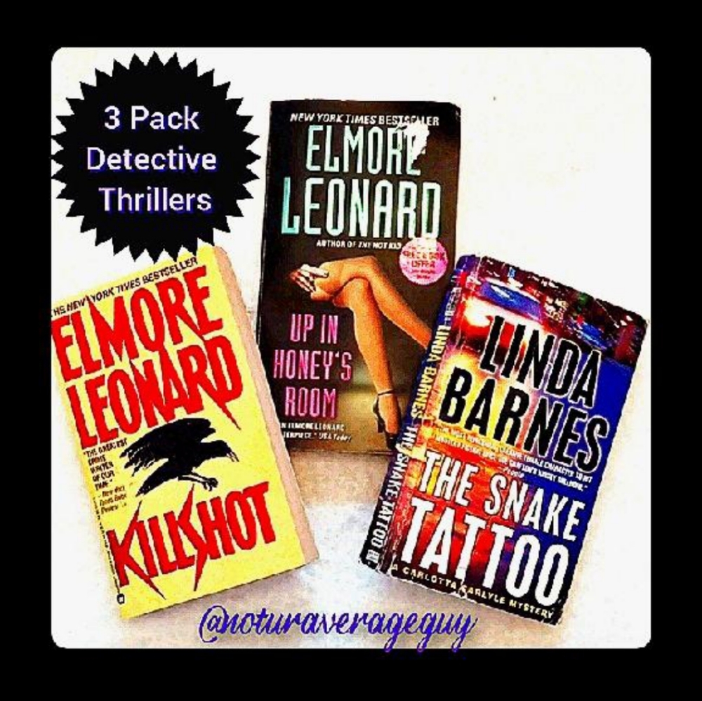 JUST IN! 3pk. of detective type mystery paperbacks